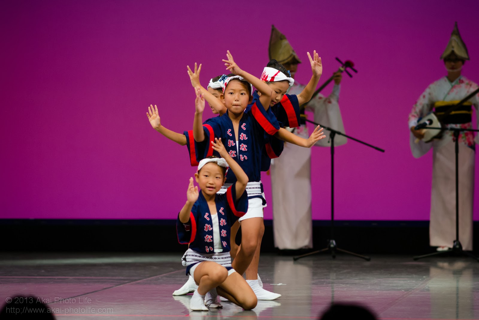 小金井市民文化祭、紅連の子供達の素手踊り