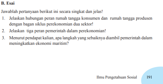 Jawaban Esai Uji Kompetensi Penggalan 3 Halaman 191 Ips Kelas 8 Belajar 90 Belajar Wirausaha