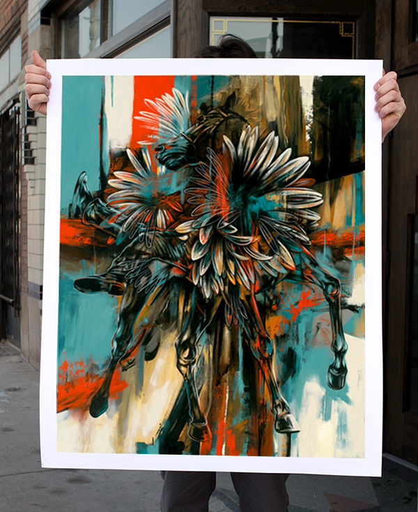 INSIDE THE ROCK POSTER FRAME BLOG Dave Kinsey Terminal Velocity Print