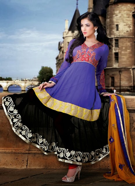 Classy Indian Anarkali Frocks Collection From 2014 By Sonal Chauhan ...