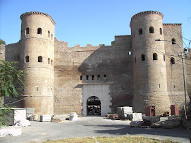 The Porta Asinaria was a small entrance through which farmers could enter Rome with their livestock
