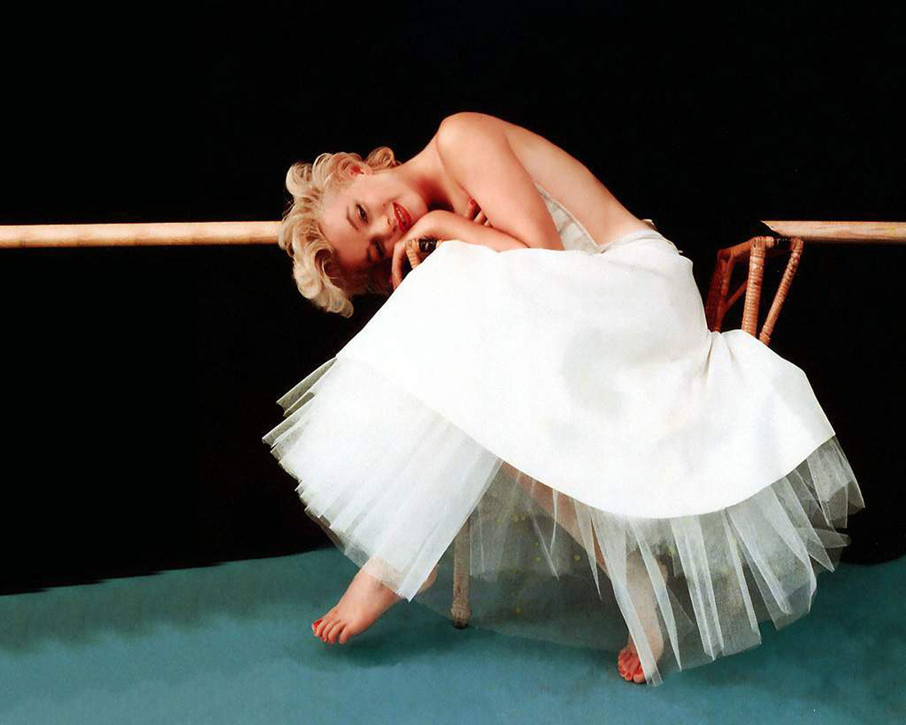 Marilyn Monroe Weißen Kleidern