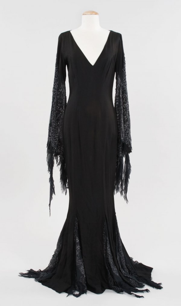 The Black Wardrobe S Blog Morticia Addams Dress