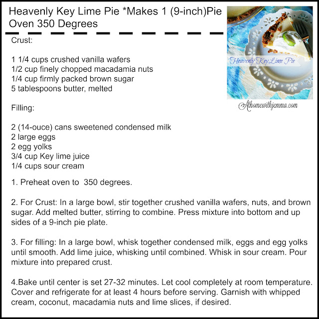 Heavenly Key Lime Pie - At Home with Jemma