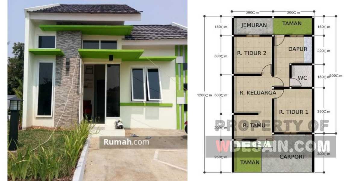 Rumah Minimalis 6x12 1 Lantai DESAIN RUMAH MINIMALIS