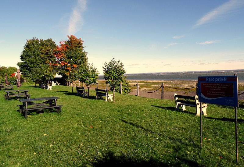 Lobster Roll & Cider Lunch at Resto de la Plage Îled’Orléans, Quebec