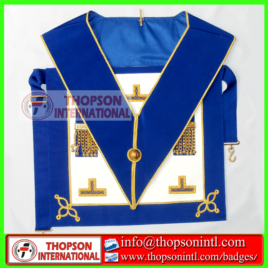 Thopson International Masonic regalia Master Mason white cotton gloves