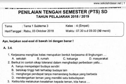Contoh Soal Uts Bahasa Sunda Kelas 3 Sd Semester 1