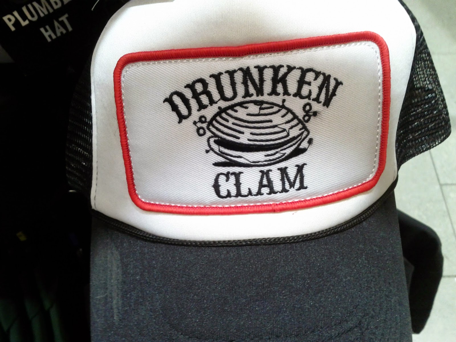 Toronto things Moore Hose Plumbing Services cap and Drunken Clam hat