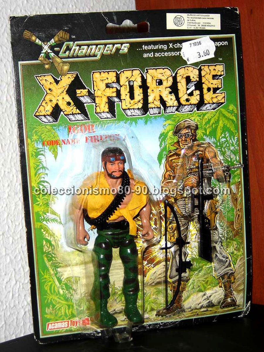 Coleccionismo 8090 XCHANGERS XFORCE Acamas Toys (1986)