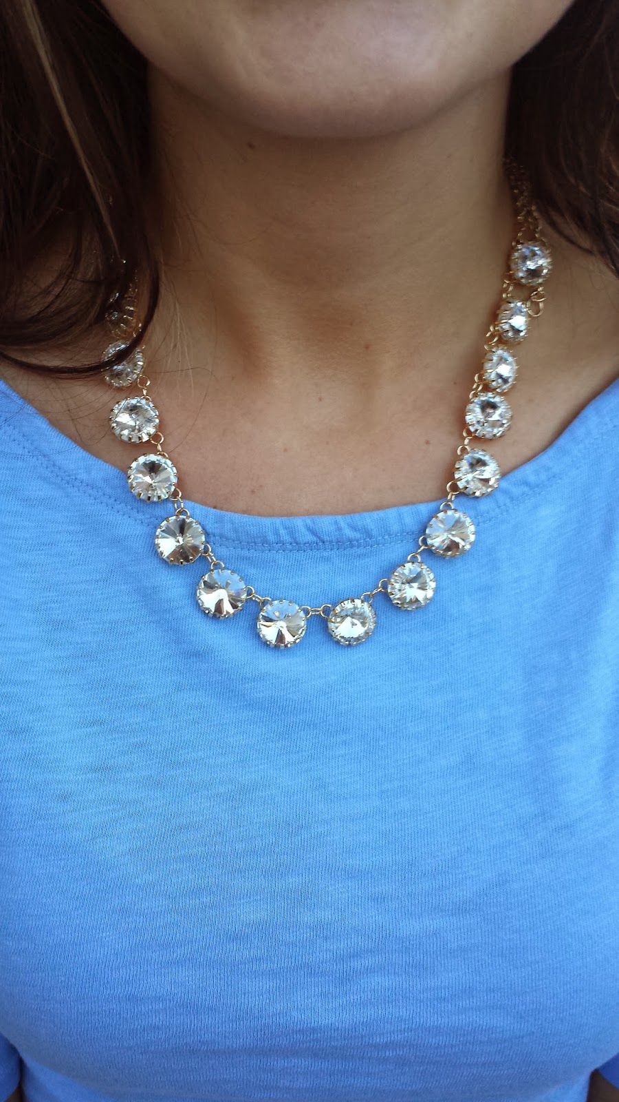 BP Fashion: Target Gold and Crystal Necklace
