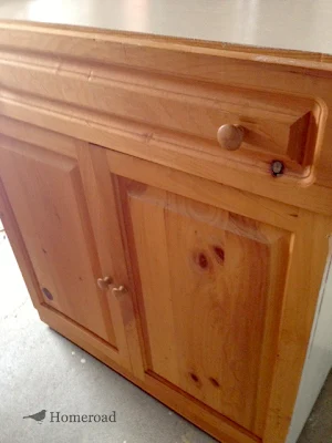 old wooden cabinet