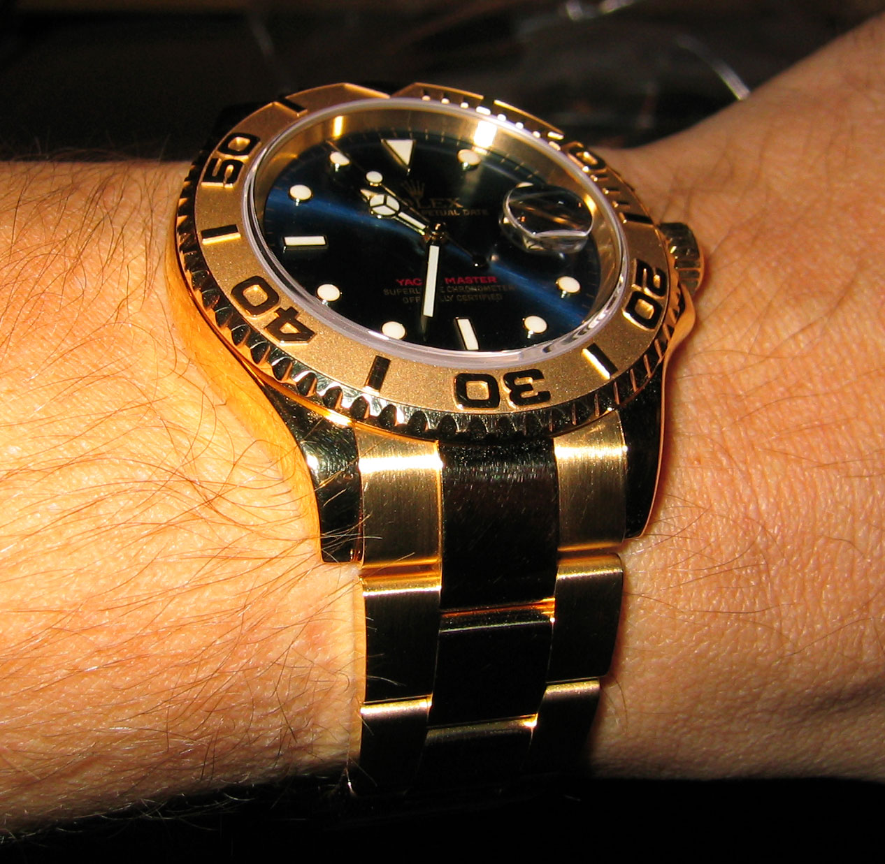 Rolex - A wrist shot of my favorite Rolex Yacht Master.