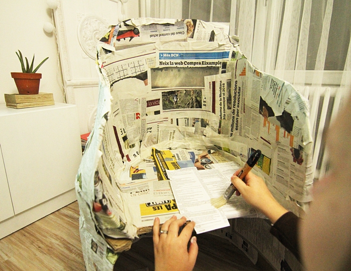DIY: Desafío Handbox. Silla de y papel