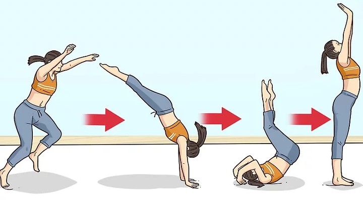 Cara Melakukan Lompat Koprol ke Depan Yang Benar