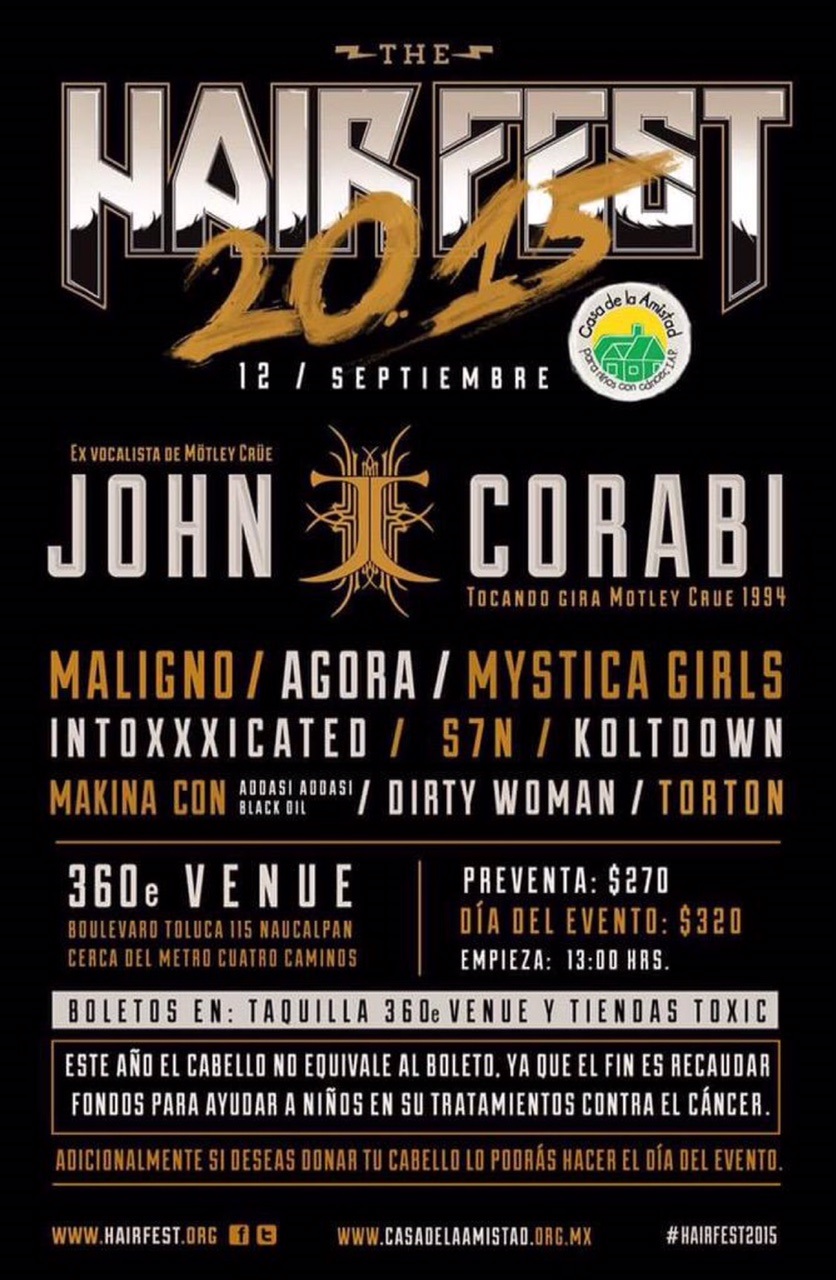 Segunda edición del Hair Fest ROCK360MX