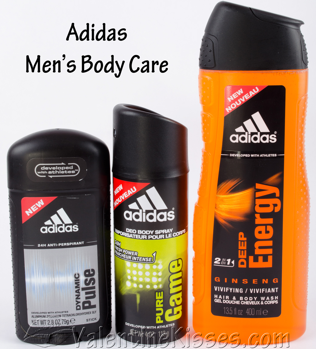 Ontvangst rijk Kiezelsteen Valentine Kisses: Adidas Men's Body Care: 24H Anti-Perspirant, Deo Body  Spray, Hair & Body Wash - pics, swatches, reviews