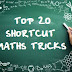MATHS TRICKS TOP 20 SHORT CUT MATHS TRICKS FOR MATHS 