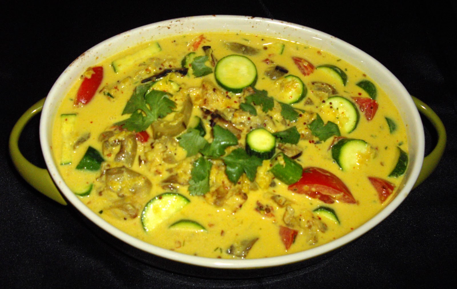 Eggplant Zucchini Mushroom Curry at James Blakeney blog