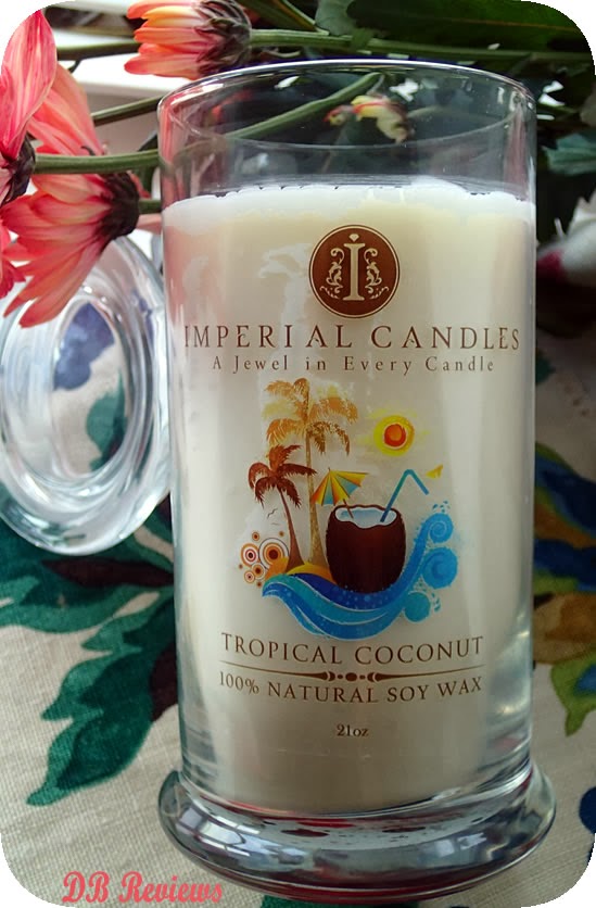 Imperial Candles Natural, Scented Soy Candles with a Stunning Piece of