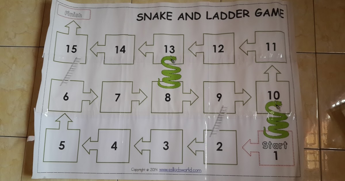 L & S 6 Snake and Ladder Game DIY Teaching Aids