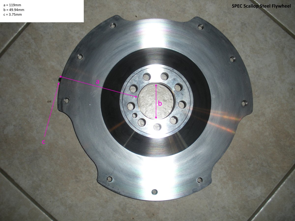 Dave951 Flywheel Measurements and Pins