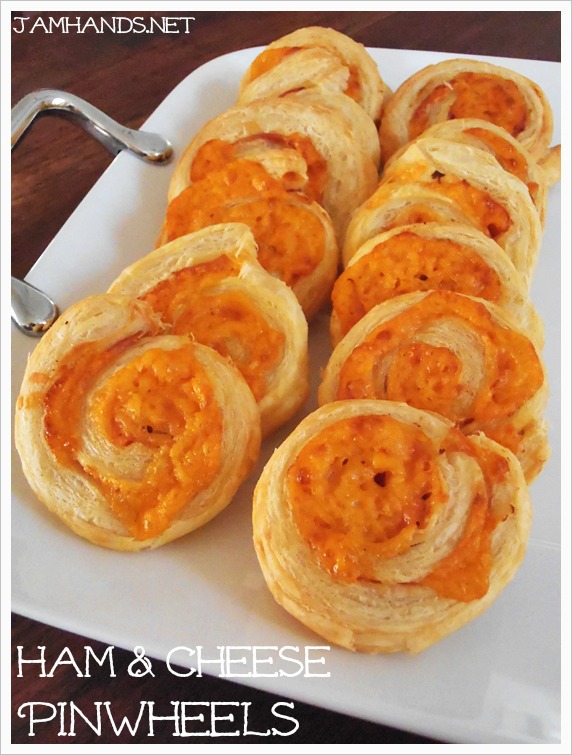 Ham and Cheese Puff Pastry Pinwheels