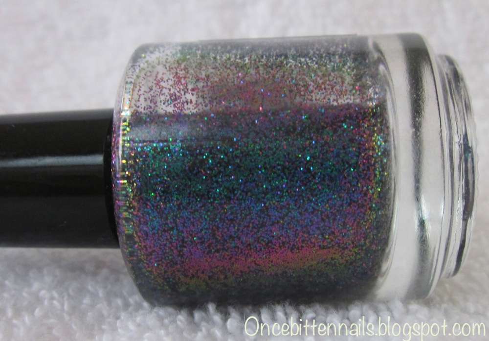 Once Bitten Nails A Nail Polish Blog Jupiter Aurora by Coco Allure over Kabaret by Nails Inc