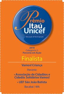 Selo do Prêmio Itaú-UNICEF - 2018