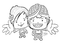 Gambar Mewarnai Anak Indonesia