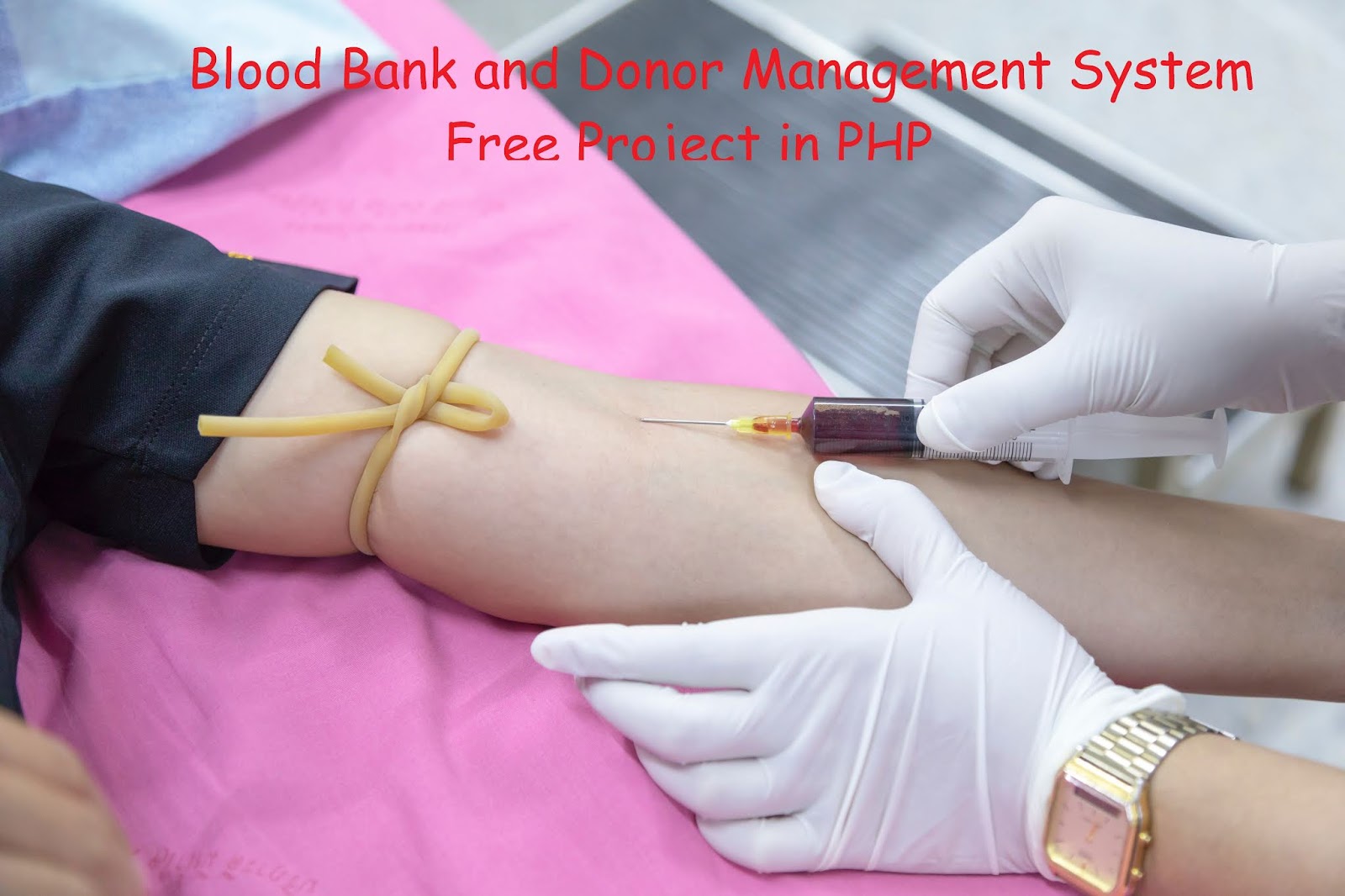 Blood Bank and Donor Management System - Free Project in PHP