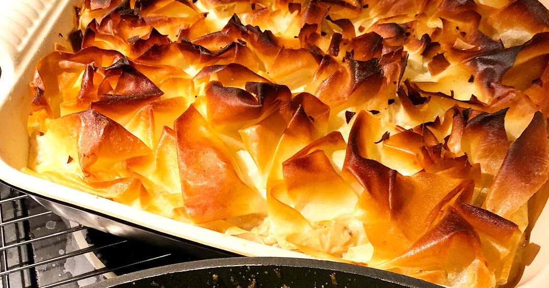 Chicken and Mushroom Filo Pie