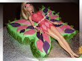 Barbie Mariposa Chocolate cake