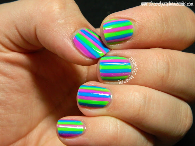 Stripe Nail Art