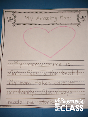 Mother's Day Lapbook: a unique twist on the usual Mother's Day card! Perfect for students in K-2. Makes a sweet keepsake! #mothersday #lapbook #kindergarten #1stgrade #2ndgrade