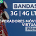 Bandas y Frecuencias de Operadores Móviles Virtuales de México 2021