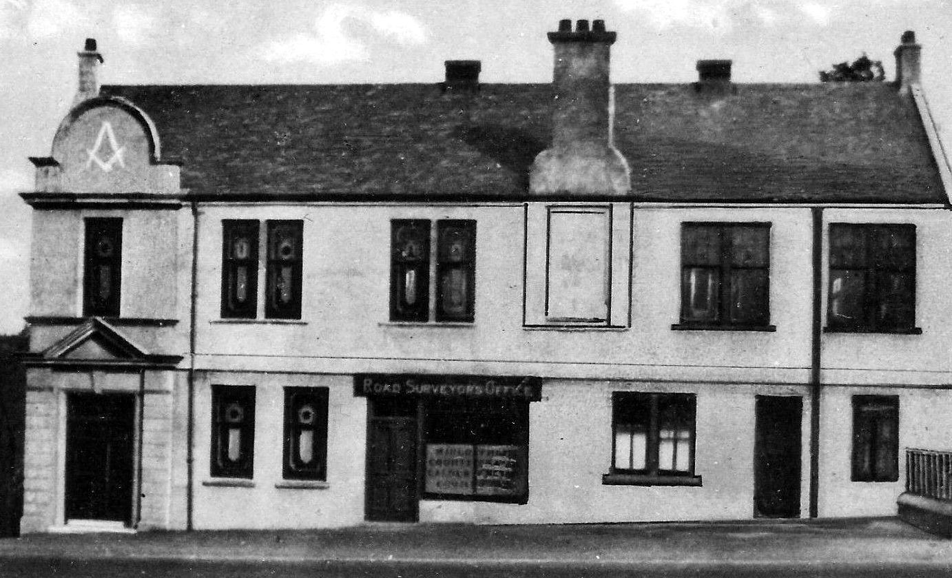 Tour Scotland Old Photograph Masonic Hall Mid Calder Scotland