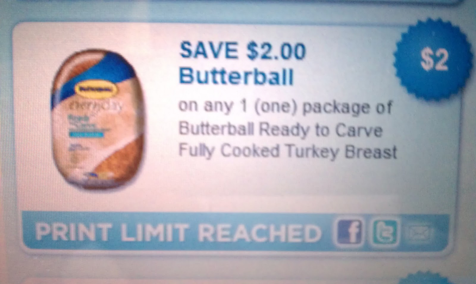Free Butterball Turkey Coupons Printable