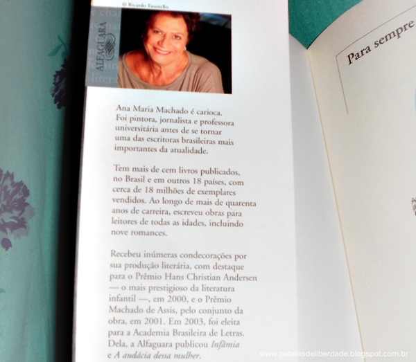 Resenha, livro, Para sempre, Ana Maria Machado, Alfaguara, trechos