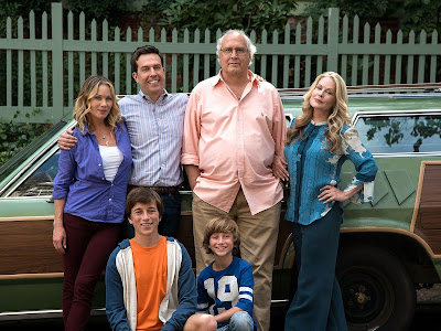 Ed Helms, Christina Applegate and Chevy Chase in the Vacation Reboot