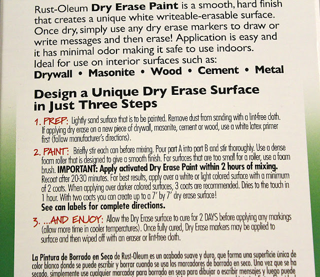 Dry Erase Painted Desk | Remodelaholic