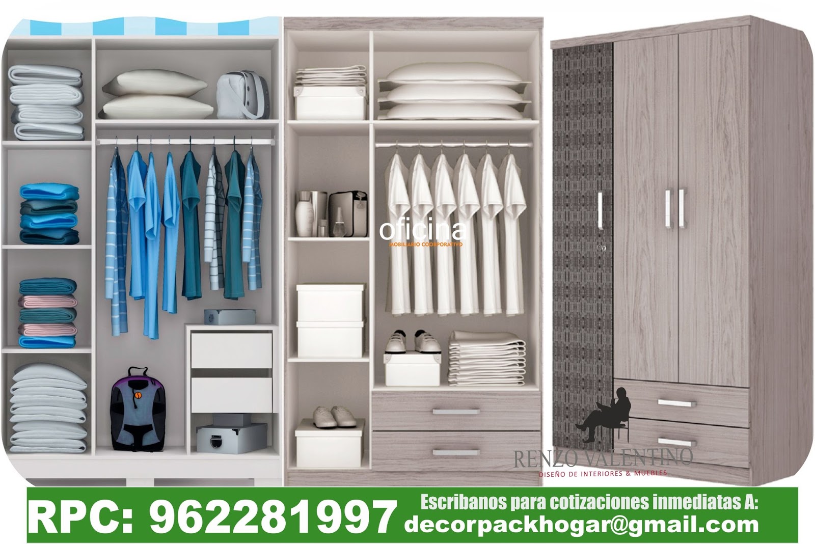 MUEBLES DE MELAMINA CLOSET ROPEROS A MEDIDA PARA ESPACIOS PEQUEÑOS MUEBLES DE MELAMINA CLOSET ROPEROS A MEDIDA PARA ESPACIOS PEQUEÑOS