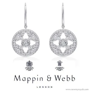 Kate Middleton jewels Mappin and Webb Empress Drop Earrings