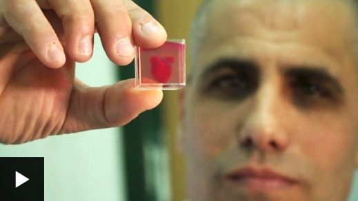 Israeli Scientists 'Print 3D Heart Using Human Tissue'