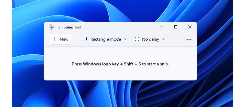 New snipping tool app is now rolling out in Windows 11 Preview Build 22000.132