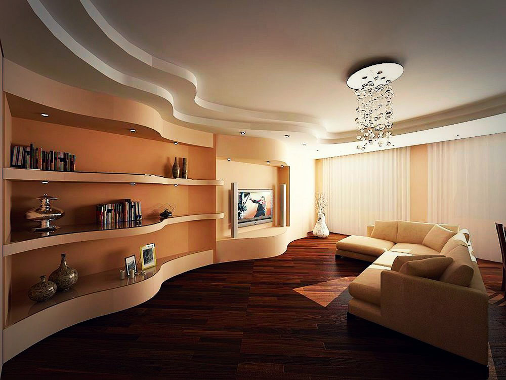 gypsum ceiling living room