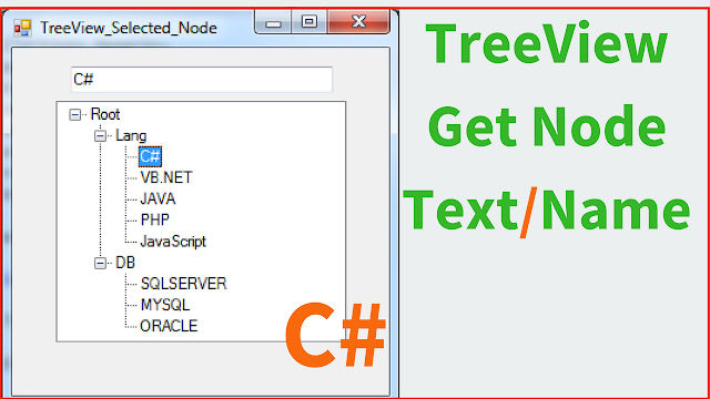 Get TreeView Node Text And Name In C#