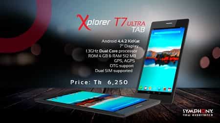 Symphony Xplorer T7 Ultra Symphony Xplorer T7 Ultra Tab