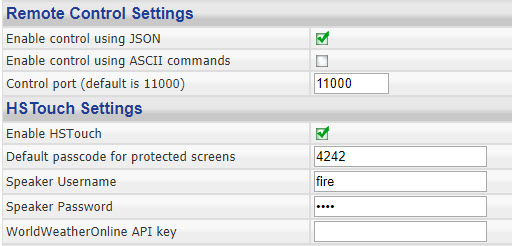 Adventures In Home Automation 2018 Near The Bottom You Will See Hstouch Options Enable It If Not Already Checked And Adjust Other As Needed