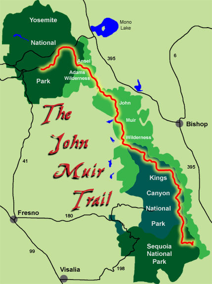 Hiking the John Muir Trail - Maptrail